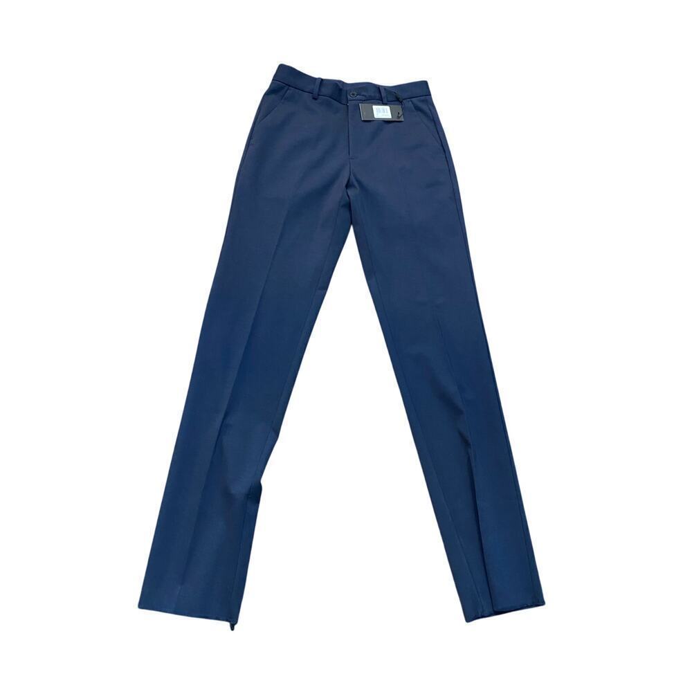 NWT House of Harlow 1960 X Revolve Navy Blue Flat Front Dress Pants Size 28
